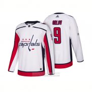 Camiseta Hockey Washington Capitals 9 Dmitry Orlov Centennial Patch 2018 Blanco