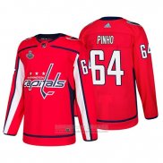 Camiseta Hockey Washington Capitals Brian Pinho Bound Patch Stanley Cup Final Rojo