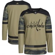 Camiseta Hockey Washington Capitals Military Appreciation Team Autentico Practice Camuflaje