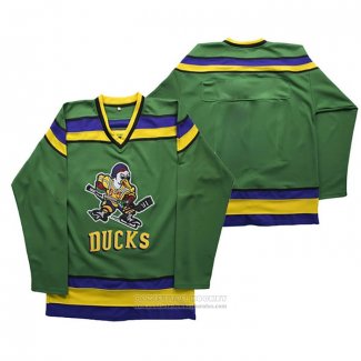 Camiseta Hockey Anaheim Ducks Gordon Bombay Personalizada Verde