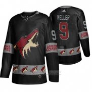 Camiseta Hockey Arizona Coyotes Clayton Keller Team Logo Fashion