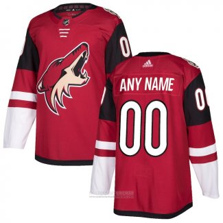 Camiseta Hockey Arizona Coyotes Primera Personalizada Rojo