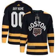 Camiseta Hockey Boston Bruins 2023 Winter Classic Autentico Personalizada Negro