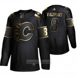 Camiseta Hockey Calgary Flames Juuso Valimaki Golden Edition Negro