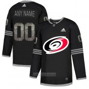 Camiseta Hockey Carolina Hurricanes Personalizada Black Shadow