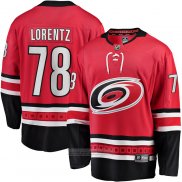 Camiseta Hockey Carolina Hurricanes Steven Lorentz Primera Breakaway Rojo