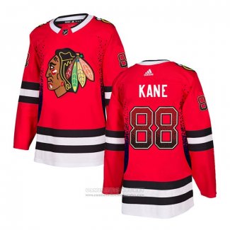 Camiseta Hockey Chicago Blackhawks Patrick Kane Drift Fashion Rojo