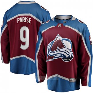 Camiseta Hockey Colorado Avalanche Zach Parise Primera Premier Breakaway Marron