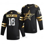 Camiseta Hockey Dallas Stars Jason Dickinson Golden Edition Limited Autentico 2020-21 Negro