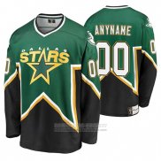 Camiseta Hockey Dallas Stars Premier Personalizada Heritage Verde