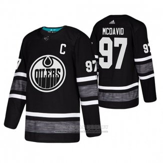 Camiseta Hockey Edmonton Oilers Connor Mcdavid 2019 All Star Negro2