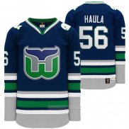 Camiseta Hockey Hartford Whalers Night Erik Haula Heritage Throwback Azul