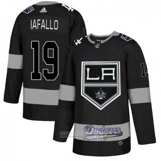 Camiseta Hockey Los Angeles Kings City Joint Name Stitched Alex Iafallo Negro