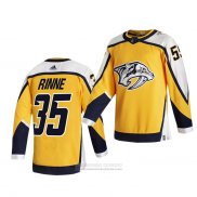 Camiseta Hockey Nashville Predators Rinne Amarillo