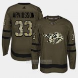 Camiseta Hockey Nashville Predators Viktor Arvidsson Camuflaje Salute To Service