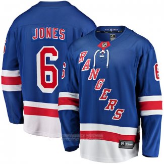 Camiseta Hockey New York Rangers Zac Jones Primera Premier Breakaway Azul