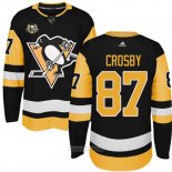 Camiseta Hockey Nino Pittsburgh Penguins 87 Sidney Crosby Negro 50 Aniversario Primera Premier