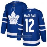 Camiseta Hockey Nino Toronto Maple Leafs 12 Patrick Marleau Azul Primera Autentico Stitched