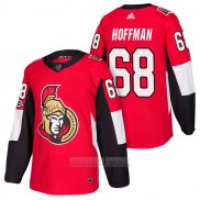 Camiseta Hockey Ottawa Senators 68 Mike Hoffman Autentico Primera 2018 Rojo