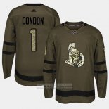 Camiseta Hockey Ottawa Senators Mike Condon Camuflaje Salute To Service