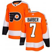 Camiseta Hockey Philadelphia Flyers 7 Bill Barber Primera Autentico Naranja