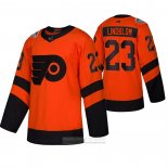 Camiseta Hockey Philadelphia Flyers Oskar Lindblom 2019 Stadium Series Naranja