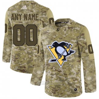 Camiseta Hockey Pittsburgh Penguins 2019 Personalizada Camuflaje