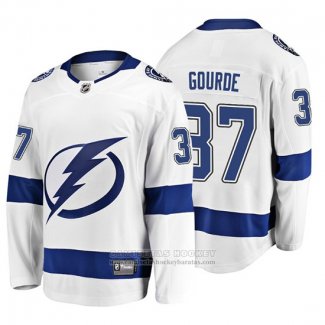 Camiseta Hockey Tampa Bay Lightning Yanni Gourde 2019 Segunda Breakaway Blanco