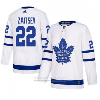 Camiseta Hockey Toronto Maple Leafs Nikita Zaitsev Autentico Segunda Blanco