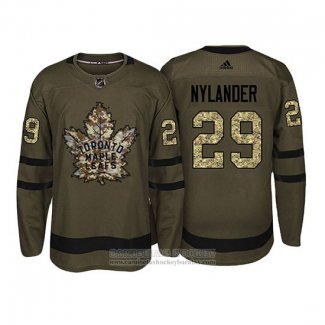 Camiseta Hockey Toronto Maple Leafs William Nylander Camuflaje Salute To Service