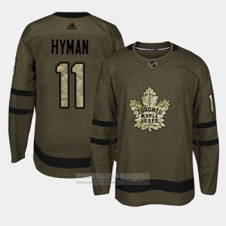 Camiseta Hockey Toronto Maple Leafs Zach Hyman Camuflaje Salute To Service