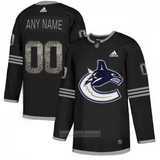 Camiseta Hockey Vancouver Canucks Personalizada Black Shadow