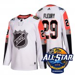 Camiseta Hockey Vegas Golden Knights 29 Andre Fleury Blanco 2018 All Star Autentico