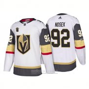 Camiseta Hockey Vegas Golden Knights 92 Tomas Nosek Segunda 2018 Blanco