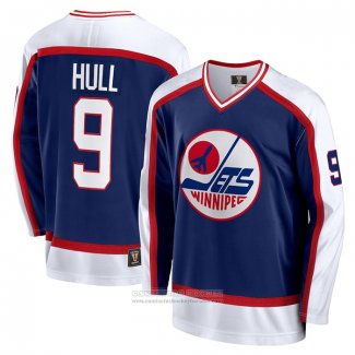 Camiseta Hockey Winnipeg Jets Bobby Hull Breakaway Retired Azul