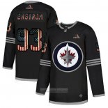 Camiseta Hockey Winnipeg Jets Enstrom 2020 USA Flag Negro